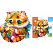 Collection ANIMALS. Котенок. 46 деталей. Размер 23 х 23см. Средний размер детали 4см 5+