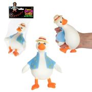 1toy Крутой замес гусь в шляпе и рубашке 14см, сетка с хедером