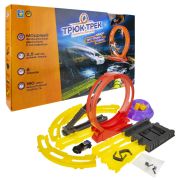 1toy Трюк-трек: «Экстрим-парк» Набор: трек + 1 машинка + 1 аксессуар