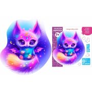 Collection ANIMATION. Кошечка Луна. 63 деталей. р-р 26 х 29 см. Ср. р-р детали 4 см 7+