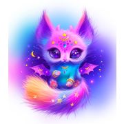 Collection ANIMATION. Кошечка Луна. 63 деталей. р-р 20 х 18 см. Ср. р-р детали 2,5 см 7+