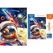 Collection SPACE.Космонавт на луне. 130 деталей. Размер 20 х 29см. Средний размер детали 3,5см 7+