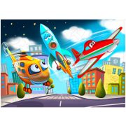 Collection TRANSPORT.  Авиатехника. 18 деталей. Размер 23 х 16см. Ср. р-р детали 5,5см 3+