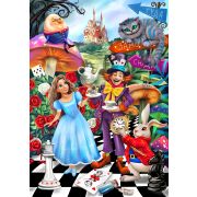 Collection ANIMATION. Алиса в стране чудес. 100 деталей. р-р 16,5 х 23,3см. Ср. р-р детали 3см 7+