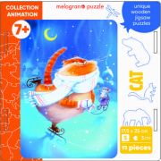 Collection ANIMATION. Кот на коньках  93 детали. Размер 25 х 17,5 см.  Средний размер детали  3 см  7+