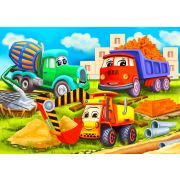 Collection TRANSPORT.  Строительная техника. 18 деталей. Размер 23 х 16 см. Ср. р-р детали 5,5см 3+