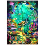 Collection ANIMALS. Океан. 82 деталей.Размер 16 х 23см. Средний р-р детали 2,5см, 7+
