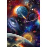 Collection SPACE.Космос. 130 деталей. Размер 16 х 23 см. Средний размер детали 2,5 см 7+