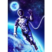 Collection SPACE. Космонавт. 130 деталей. Размер 16 х 23 см. Средний размер детали 2,5 см  7+