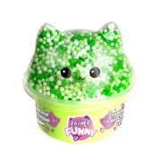 Игрушка для детей модели Funny Slime, слайм с вложениями, котенок