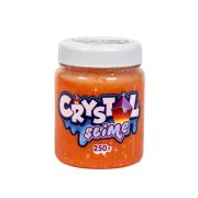 Игрушка ТМ «Slime» Crystal slime, апельсиновый, 250г