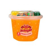 Игрушка в наборе ТМ Slimer «Смешай и играй» оранжевый 250 мл.