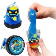 Slime «Ninja», Смешивай цвета 2 в 1, Синий, Желтый