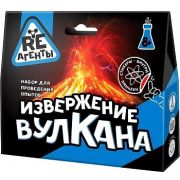 Игрушка: Научно-познавательный набор «Извержение вулкана», синий, модели «Re-Агенты»