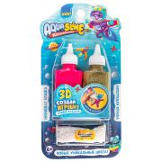 Aqua Slime малый набор: набор для изготовления фигурок из цветного геля золото-розовый