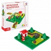1toy IQ ТРЕНИНГ Настольная логическая игра «Красная шапочка», в кор. 23,5*23,5*6 см.
