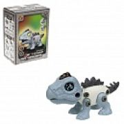 1toy RoboLife «Стегозавр», динозавр сборный со светом, звуком (13,5*10 см)