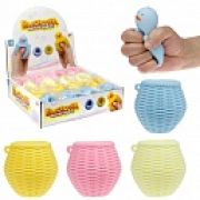 1Toy Жмяка «Выскочка. Птенец» 6х6 см, голубой