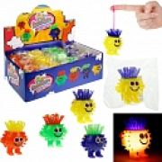 1Toy Йо-Ёжик «Тролль» со светом, 6,5х5х7,5 cм, 4 вида (12 шт./дб)