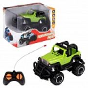 1toy Спортавто джип на радиоуправлении  1:43 27 МГц, 4 канала, свет, зеленый