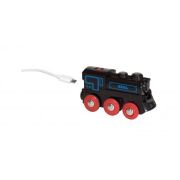 BRIO Подзаряжаемый ретро-паровоз с mini USB кабелем,движ.,свет,20х5х10см,кор.