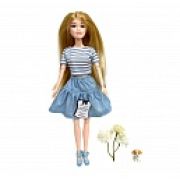 Alisa Weekend. Кукла в голуб. платье с аксес., в кор. 18х6х32 см