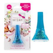 Lukky лак д.ногтей peel-off «Конфетти-Микс» бирюзовый перламутр с блёстками 5,5 мл,блистер-А