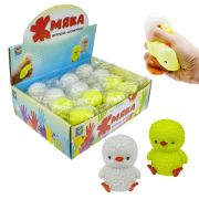 1toy  Жмяка утенок, 6,5 см, 2 цвета, 12шт в д/б