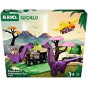 BRIO ж/д игр.наб.«Приключения с динозаврами»,21 эл.,кор.39х7,5х68,5см