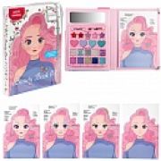 Lukky Beauty Book#1 палетка с зеркалом+альбом с уроками,школа макияжа,20 цветов,пакет