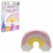 Lukky Rainbow Spa Бурлящая радужная бомбочка для ванны, Радуга-дуга, 120 гр, разноцветные разводы, блистер