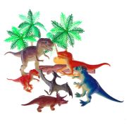 1toy «В мире животных» наб.игр.динозавров с аксессуарами 10 шт х 10-21 см. в пакете с ярлыком