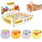 1Toy Жмяка «Выскочка. Медвежонок» 5х6,5 см, оранжевый