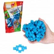 GUMMY BLOCKS Конструктор-пластилин, 1 цвет, (син.), в zip-пак. 19,5х12,5х6,5 см