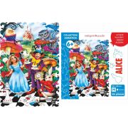 Collection ANIMATION. Алиса в стране чудес. 100 деталей. р-р 20 х 29см. Ср. р-р детали 3,5см 7+