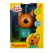 1toy Фигурка пластиковая Три кота Компот 15 см. со звуком