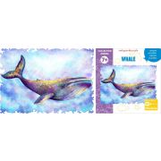 Collection ANIMALS. Волшебный кит . 150 деталей. Размер 28,5х20см. Средний размер детали 3,5см