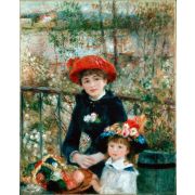 Collection ART.Пьер Огюст Ренуар. Две сестры. 105 дет.. р-р 20 х 28,7см. Сред. р-р детали 3,5см 10+
