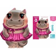 Collection ANIMALS. Бегемотик балерина. 53 детали. Размер 20 х 25см. Средний размер детали 4 см 5+