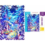 Collection ANIMATION. Снежный лес. 100 деталей. Размер 20х28,7см. Средний размер детали 3см