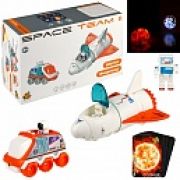 1toy SPACE TEAM II 2 в 1 шаттл + вездеход в компл. 3 космонавта, свет. и звук. эффекты, коробка