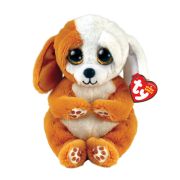 TY Beanie Bellies Бело- коричневая собачка  Ruggles 15 см (009503004100)