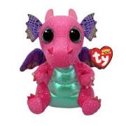 TY Beanie Boo's Розовый Дракончик SPITFIRE 15 см