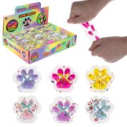 1toy Крутой замес Таба Лапа прозрач. 6,5*3см в асс., с посыпкой, в пак., кол., 12 шт в д/б