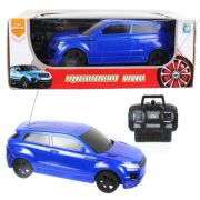1toy Спортавто Джип на радиоуправлении, масштаб 1:24, 27 МГц, 20 см, 4 канала, свет, на батарейках, синяя