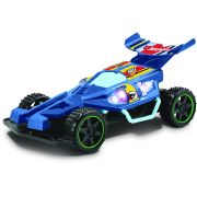 Hot Wheels багги на р/у, масштаб 1:18, со светом, синий, на батарейках (не включены), синяя