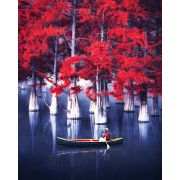 Collection FAUNA. Озеро с кипарисовыми деревьями. 110 деталей. Размер 28,8 х 20,2см. Средний размер детали 3,5см