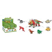 1Toy Blockformers «Динопарк» (д/б 24 шт., в асс. 6 видов, из 6 шт. собирается большой динозавр)